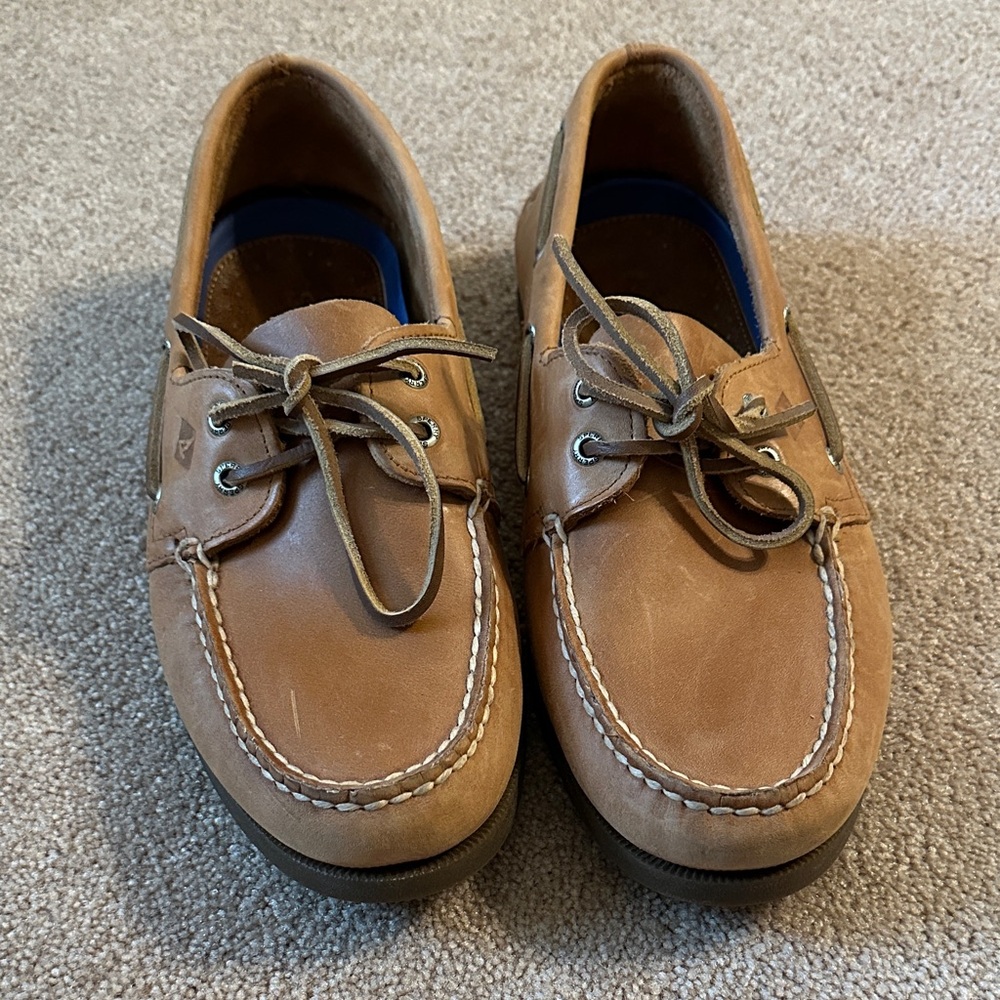 Sperry Men's Brown Leather Boat Shoes